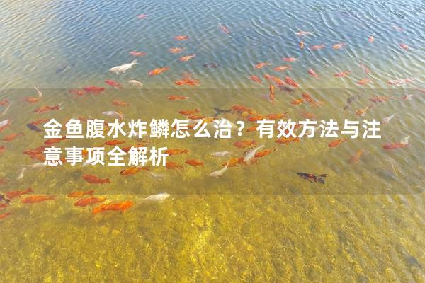 金鱼腹水炸鳞怎么治？有效方法与注意事项全解析