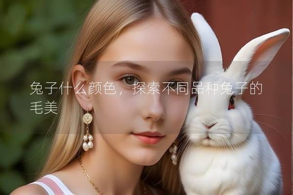 兔子什么颜色，探索不同品种兔子的毛美