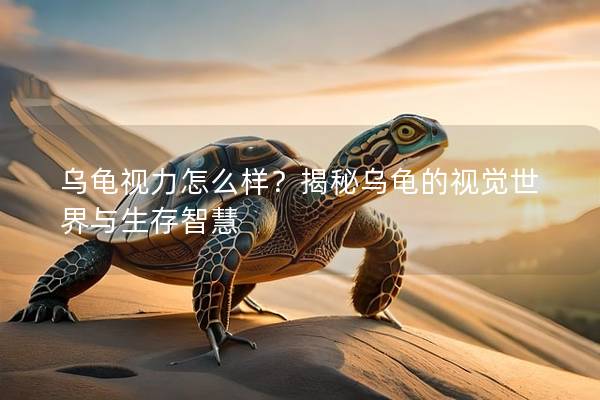 乌龟视力怎么样？揭秘乌龟的视觉世界与生存智慧