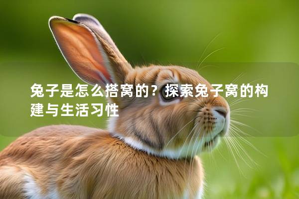 兔子是怎么搭窝的？探索兔子窝的构建与生活习性