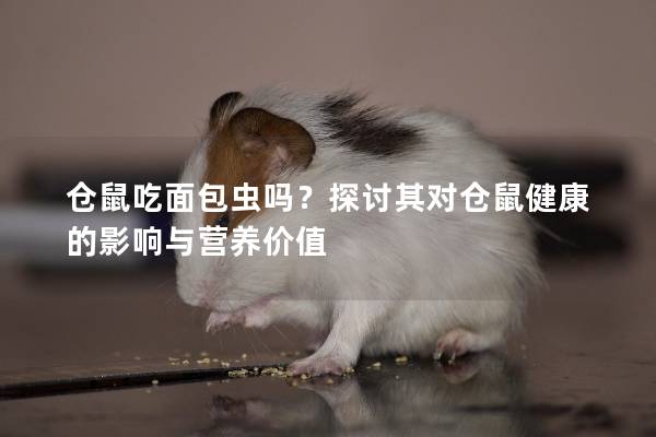 仓鼠吃面包虫吗？探讨其对仓鼠健康的影响与营养价值