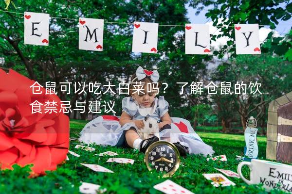 仓鼠可以吃大白菜吗？了解仓鼠的饮食禁忌与建议