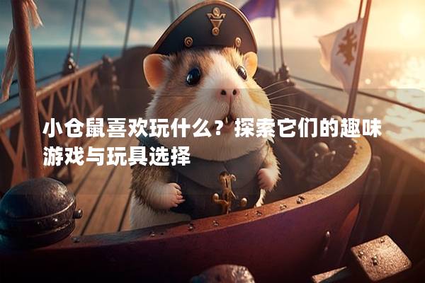 小仓鼠喜欢玩什么？探索它们的趣味游戏与玩具选择
