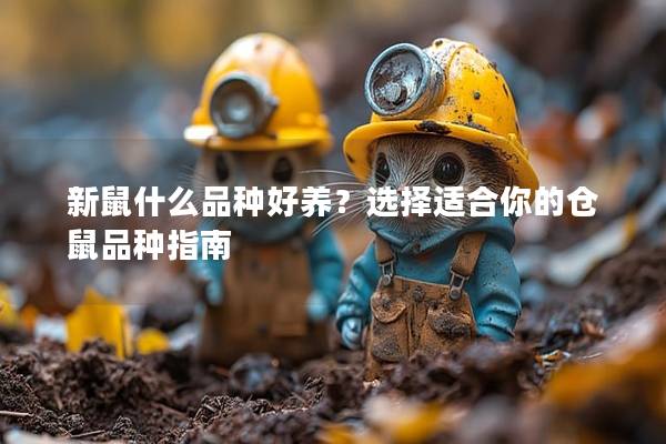 新鼠什么品种好养？选择适合你的仓鼠品种指南