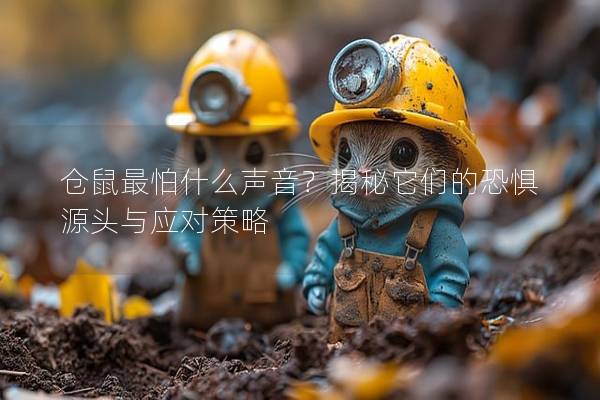 仓鼠最怕什么声音？揭秘它们的恐惧源头与应对策略