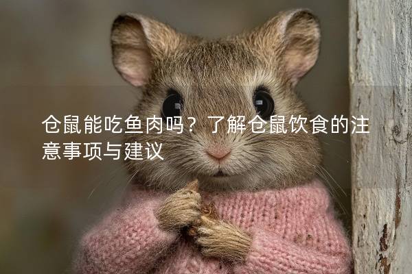 仓鼠能吃鱼肉吗？了解仓鼠饮食的注意事项与建议