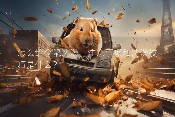 怎么给仓鼠洗澡，注意事项和洗澡技巧是什么？