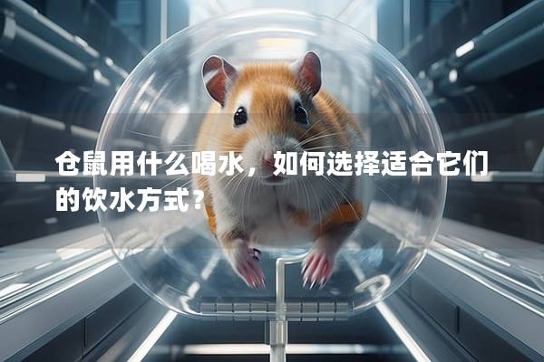 仓鼠用什么喝水，如何选择适合它们的饮水方式？