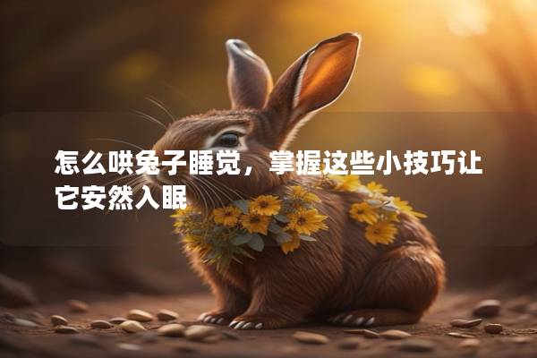 怎么哄兔子睡觉，掌握这些小技巧让它安然入眠